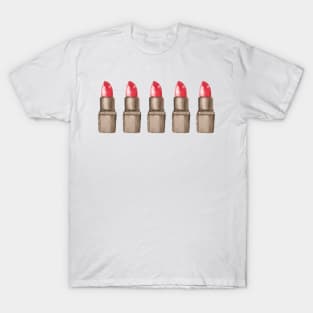 Red lipstick Pattern T-Shirt